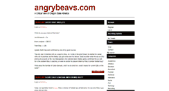 Desktop Screenshot of angrybeavs.com